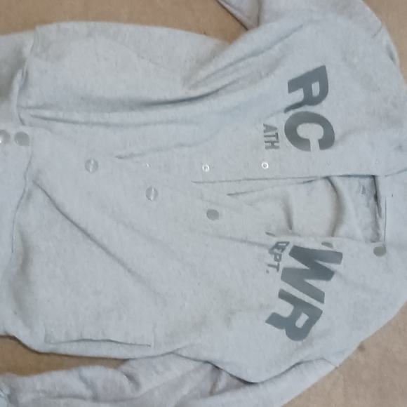 Roca wear Grey 3x button up sweatshirt - Picture 3 of 4